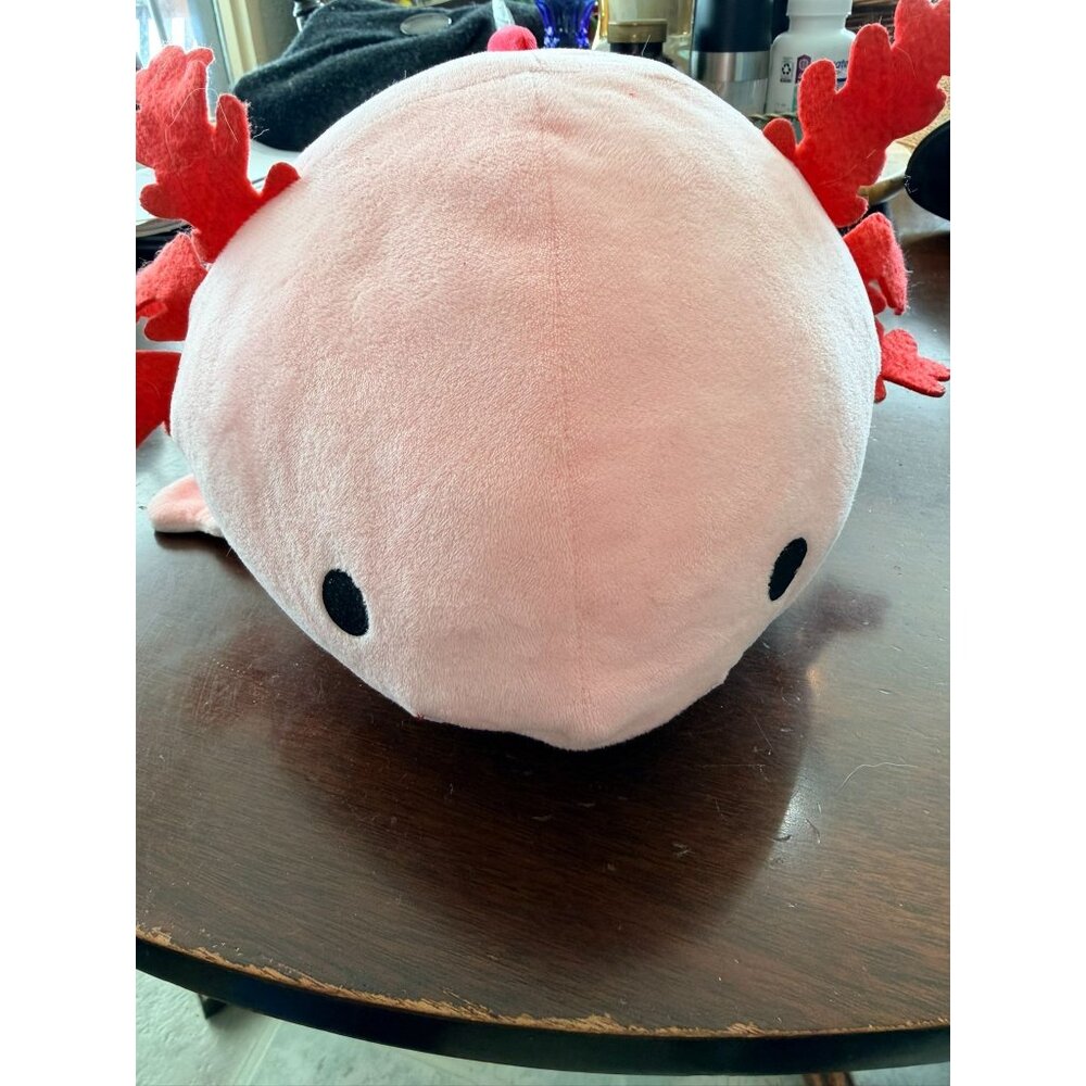 Honey Maru Axolotl Plush Toy Pink & Red Soft Stuffed Animal 2021 Aliquantum Inte